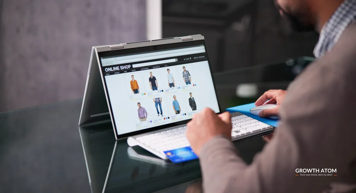 E-commerce website development services by Growth Atom Kolkata